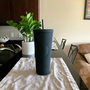 Matte Black Starbucks Tumbler
